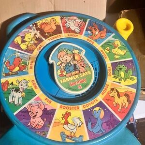 Farmer Says Toy - Blue and Yellow